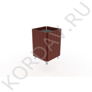 Урна деревянная с вкладышем МАФ 11.001 (0)