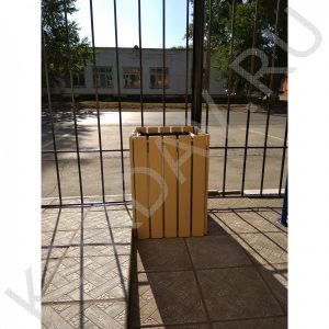 Урна деревянная с вкладышем МАФ 11.001 (2)